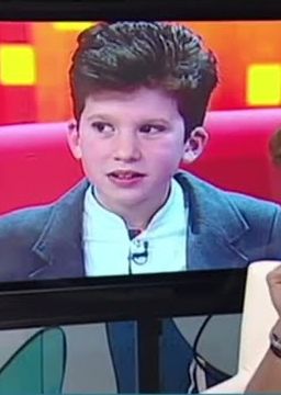 Paulo Domínguez con 9 años en «Menuda Noche», de Canal Sur